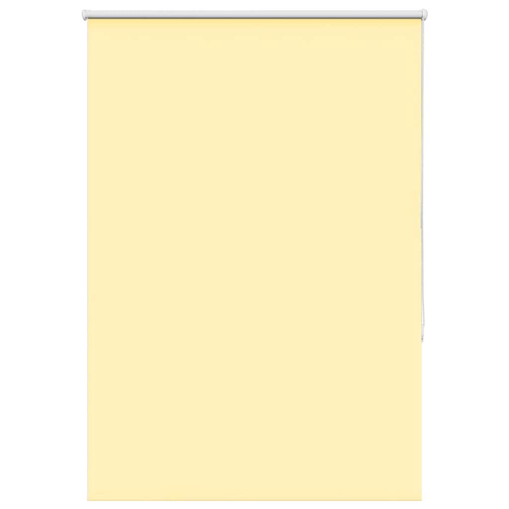 Roller Blind Blackout Yellow 105x175 cm Fabric Width 100.7 cm Polyester