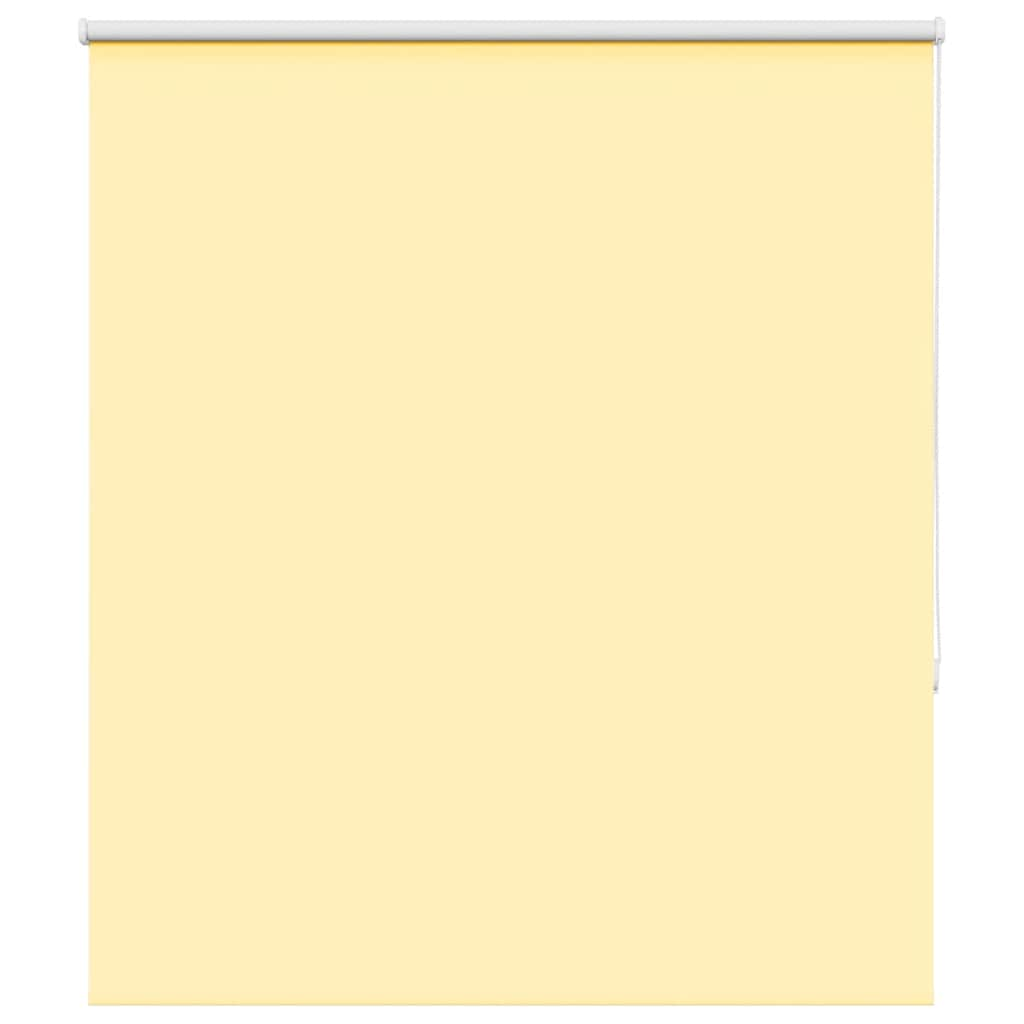 Roller Blind Blackout Yellow 125x175 cm Fabric Width 121.6 cm Polyester