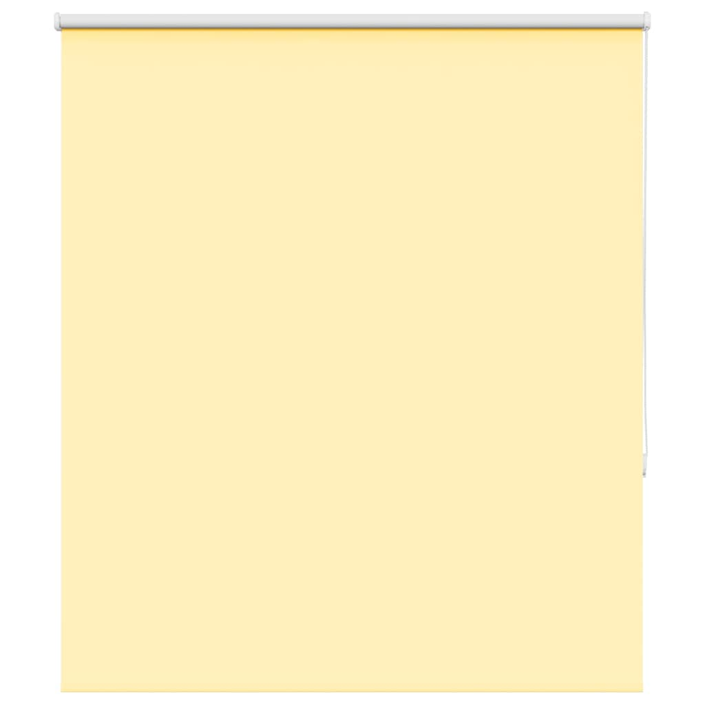 Roller Blind Blackout Yellow 130x175 cm Fabric Width 126.6 cm Polyester