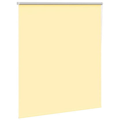 Roller Blind Blackout Yellow 140x175 cm Fabric Width 136.6 cm Polyester