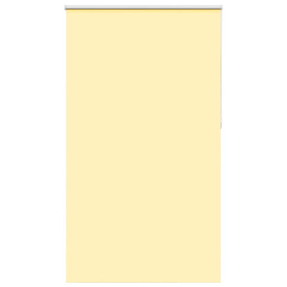 Roller Blind Blackout Yellow 130x210 cm Fabric Width 126.6 cm Polyester