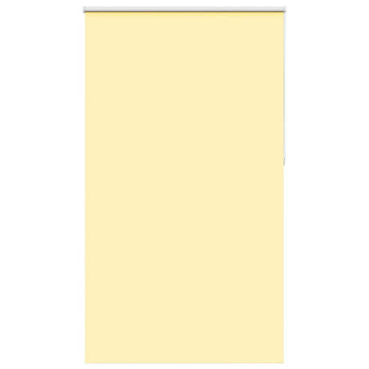 Roller Blind Blackout Yellow 130x210 cm Fabric Width 126.6 cm Polyester