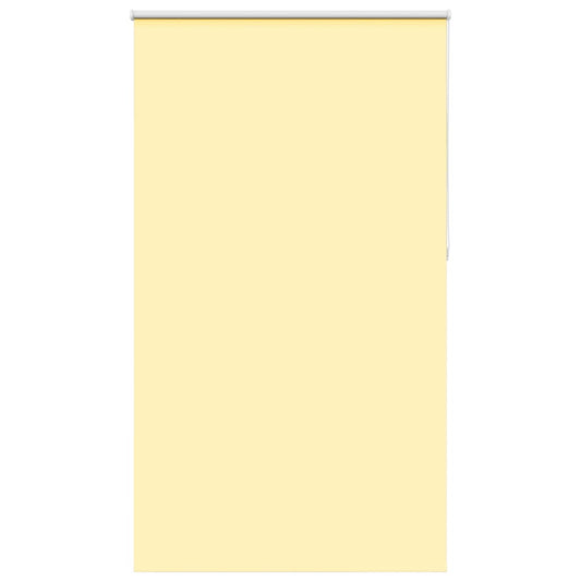 Roller Blind Blackout Yellow 135x210 cm Fabric Width 131.6 cm Polyester