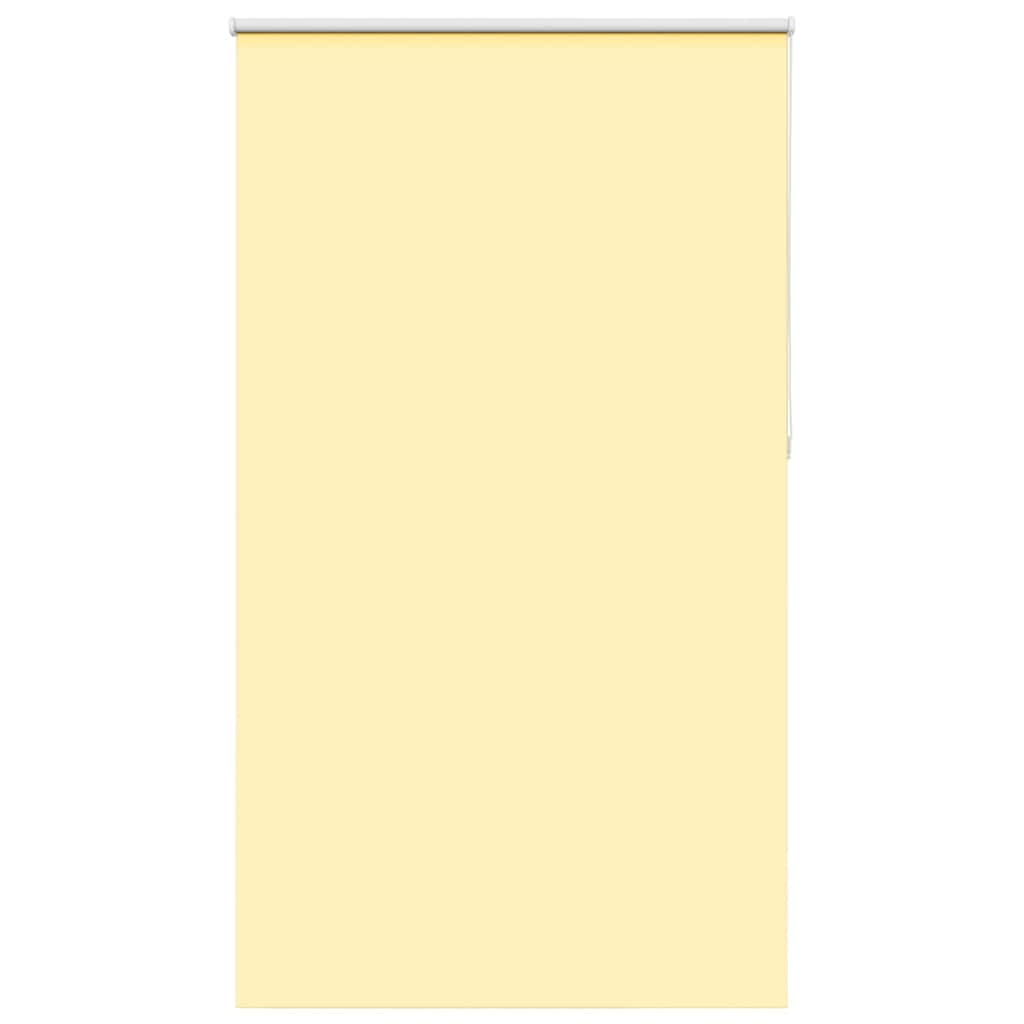 Roller Blind Blackout Yellow 140x210 cm Fabric Width 136.6 cm Polyester