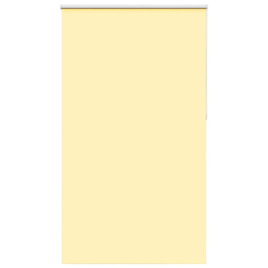 Roller Blind Blackout Yellow 140x210 cm Fabric Width 136.6 cm Polyester