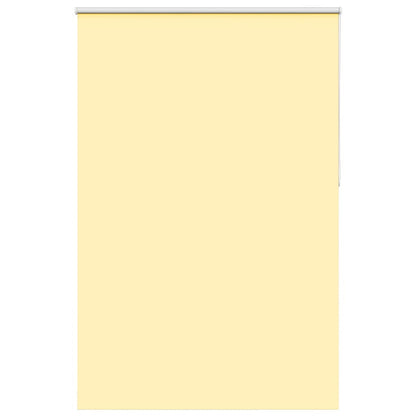 Roller Blind Blackout Yellow 150x210 cm Fabric Width 146.6 cm Polyester