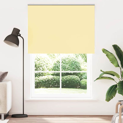 Roller Blind Blackout Yellow 150x210 cm Fabric Width 146.6 cm Polyester