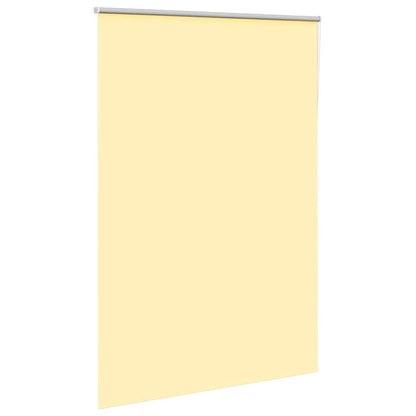 Roller Blind Blackout Yellow 150x210 cm Fabric Width 146.6 cm Polyester