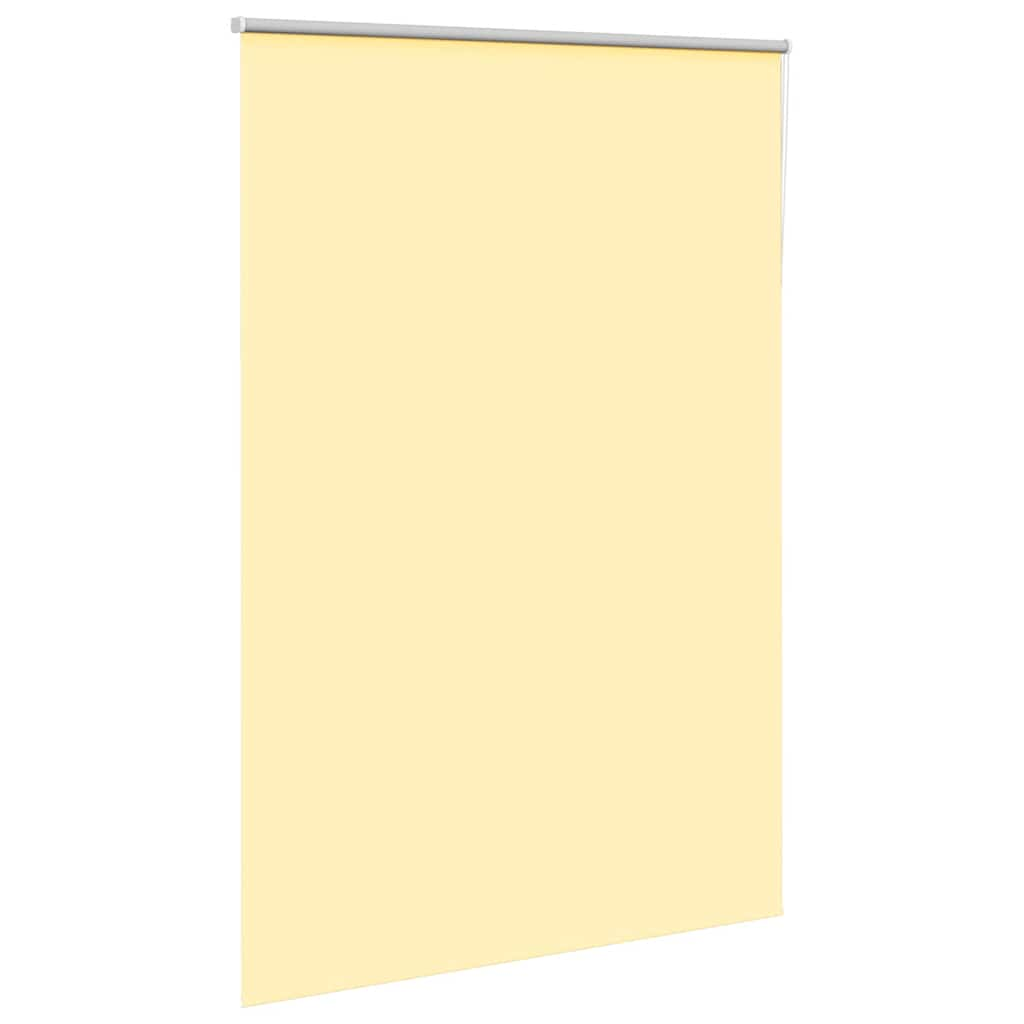 Roller Blind Blackout Yellow 155x210 cm Fabric Width 151.6 cm Polyester