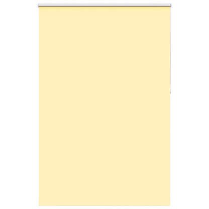 Roller Blind Blackout Yellow 160x210 cm Fabric Width 156.6 cm Polyester