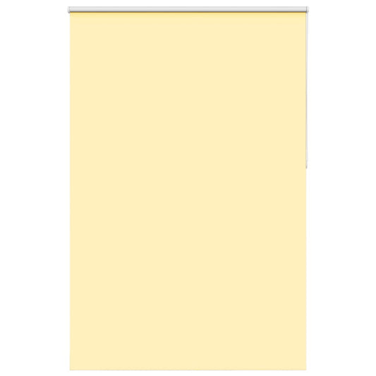 Roller Blind Blackout Yellow 160x210 cm Fabric Width 156.6 cm Polyester