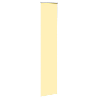 Roller Blind Blackout Yellow 45x230 cm Fabric Width 40.7 cm Polyester