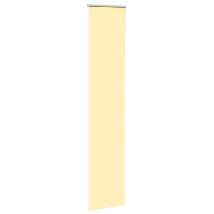 Roller Blind Blackout Yellow 50x230 cm Fabric Width 45.7 cm Polyester