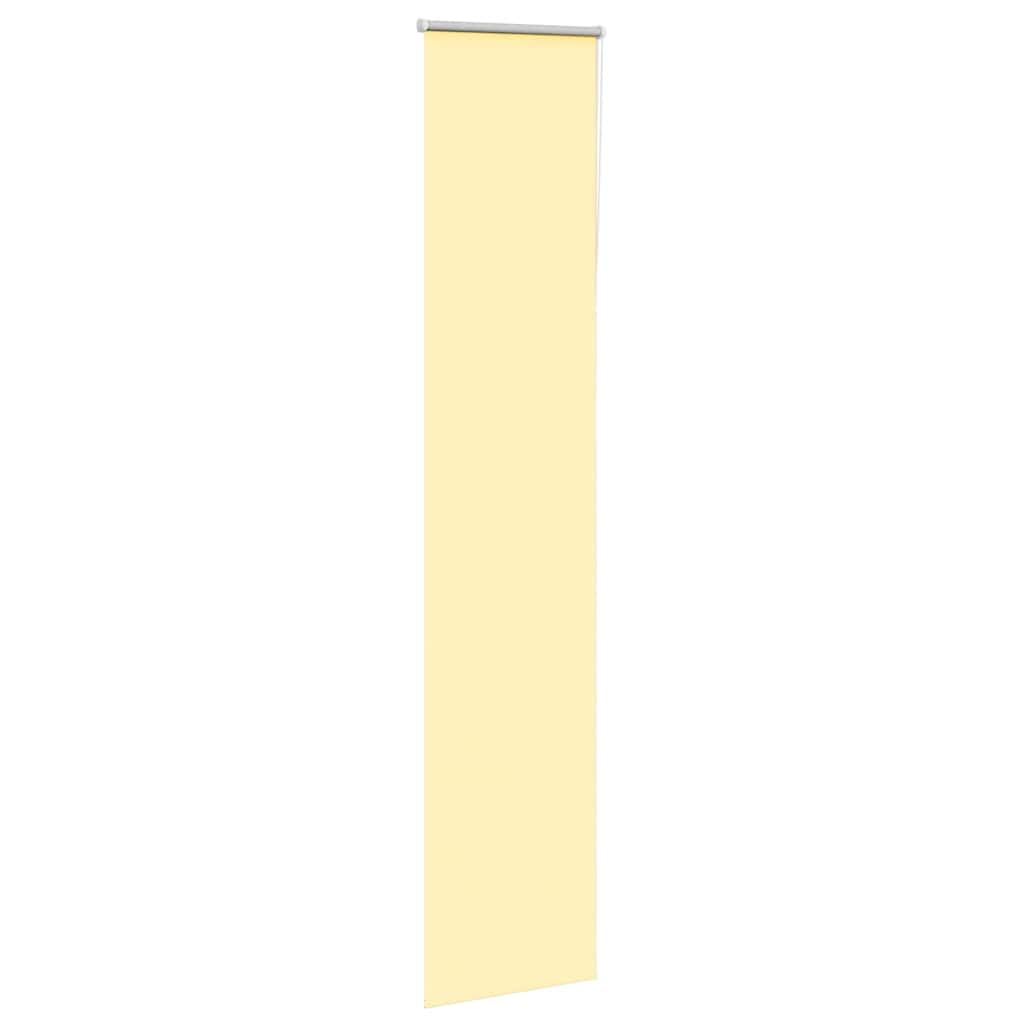 Roller Blind Blackout Yellow 60x230 cm Fabric Width 55.7 cm Polyester