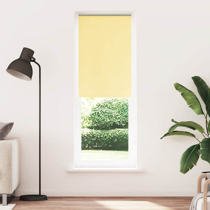 Roller Blind Blackout Yellow 75x230 cm Fabric Width 70.7 cm Polyester