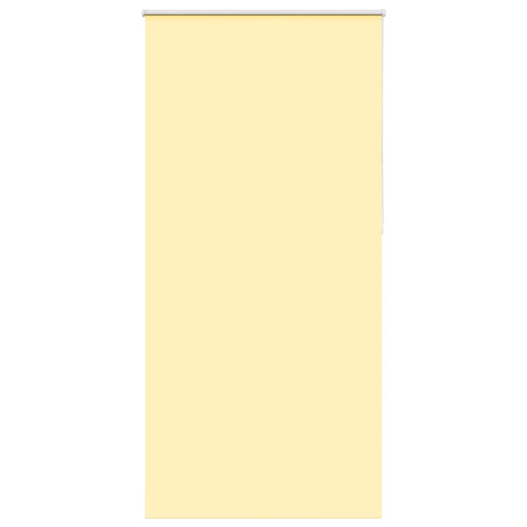 Roller Blind Blackout Yellow 95x230 cm Fabric Width 90.7 cm Polyester