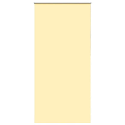 Roller Blind Blackout Yellow 95x230 cm Fabric Width 90.7 cm Polyester