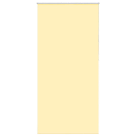 Roller Blind Blackout Yellow 95x230 cm Fabric Width 90.7 cm Polyester