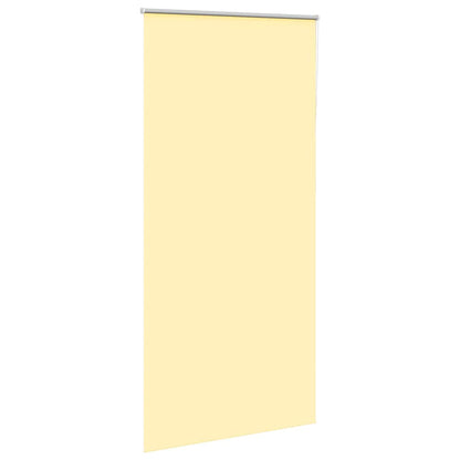 Roller Blind Blackout Yellow 95x230 cm Fabric Width 90.7 cm Polyester