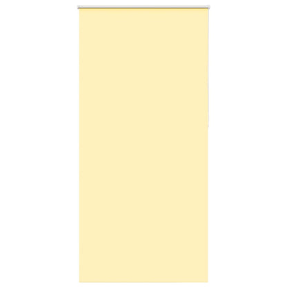 Roller Blind Blackout Yellow 115x230 cm Fabric Width 110.7 cm Polyester