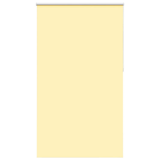 Roller Blind Blackout Yellow 125x230 cm Fabric Width 121.6 cm Polyester