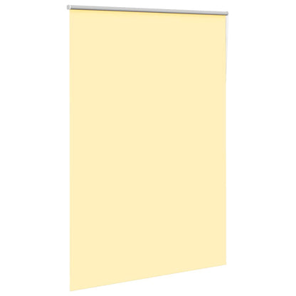 Roller Blind Blackout Yellow 150x230 cm Fabric Width 146.6 cm Polyester