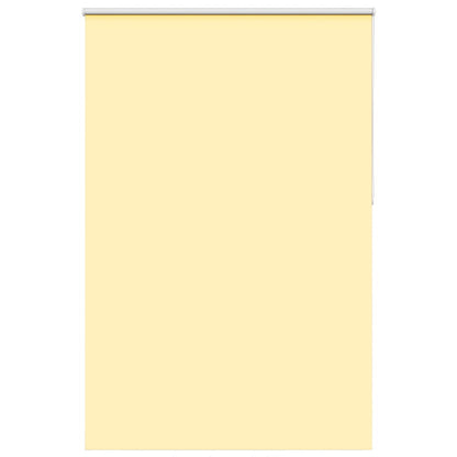 Roller Blind Blackout Yellow 155x230 cm Fabric Width 151.6 cm Polyester