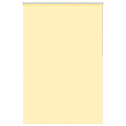 Roller Blind Blackout Yellow 155x230 cm Fabric Width 151.6 cm Polyester