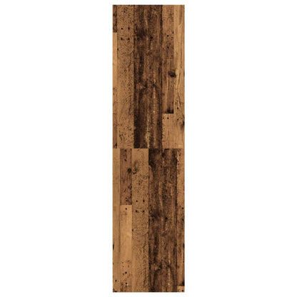 Wardrobe Old Wood 30x50x200 cm Engineered Wood