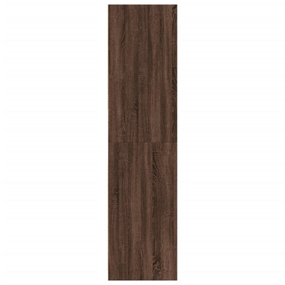 Wardrobe Brown Oak 80x50x200 cm Engineered Wood