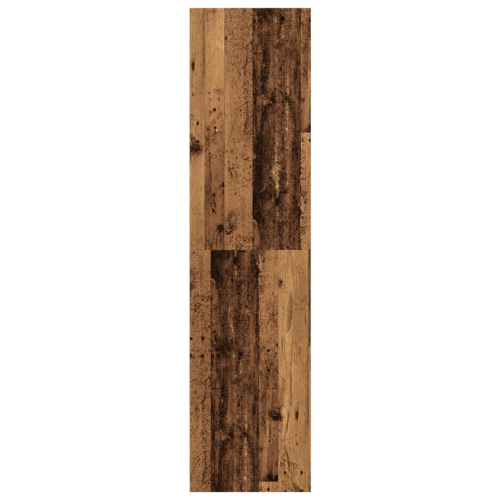 Wardrobe Old Wood 30x50x200 cm Engineered Wood