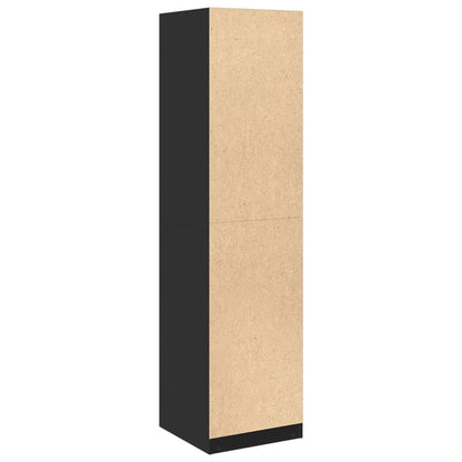 Wardrobe Black 50x50x200 cm Engineered Wood