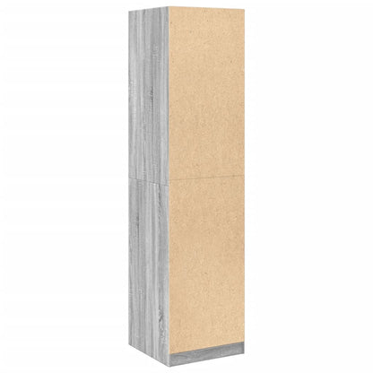 Wardrobe Grey Sonoma 50x50x200 cm Engineered Wood