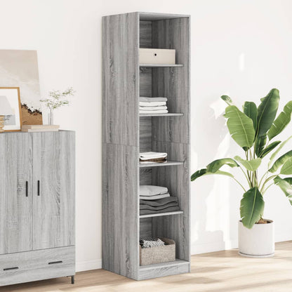 Wardrobe Grey Sonoma 50x50x200 cm Engineered Wood