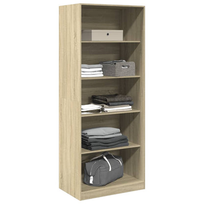 Wardrobe Sonoma Oak 80x50x200 cm Engineered Wood