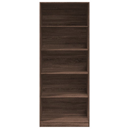 Wardrobe Brown Oak 80x50x200 cm Engineered Wood