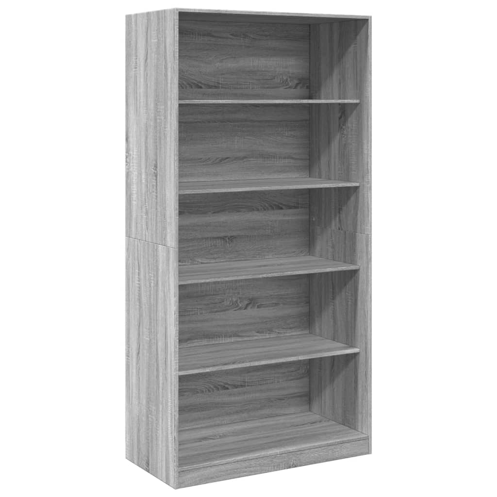 Wardrobe Grey Sonoma 100x50x200 cm Engineered Wood