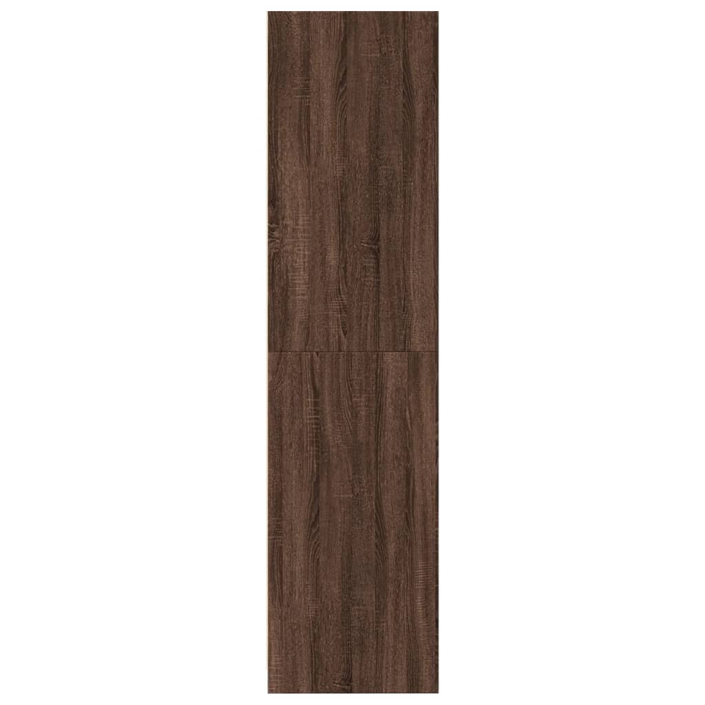 Wardrobe Brown Oak 100x50x200 cm Engineered Wood