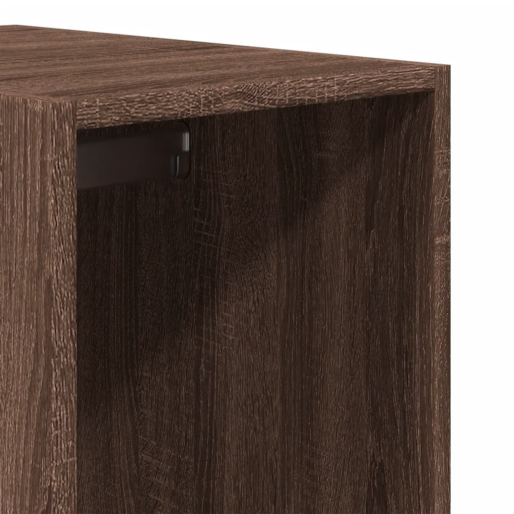 Wardrobe Brown Oak 30x50x200 cm Engineered Wood