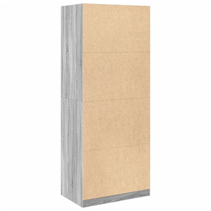 Wardrobe Grey Sonoma 80x50x200 cm Engineered Wood