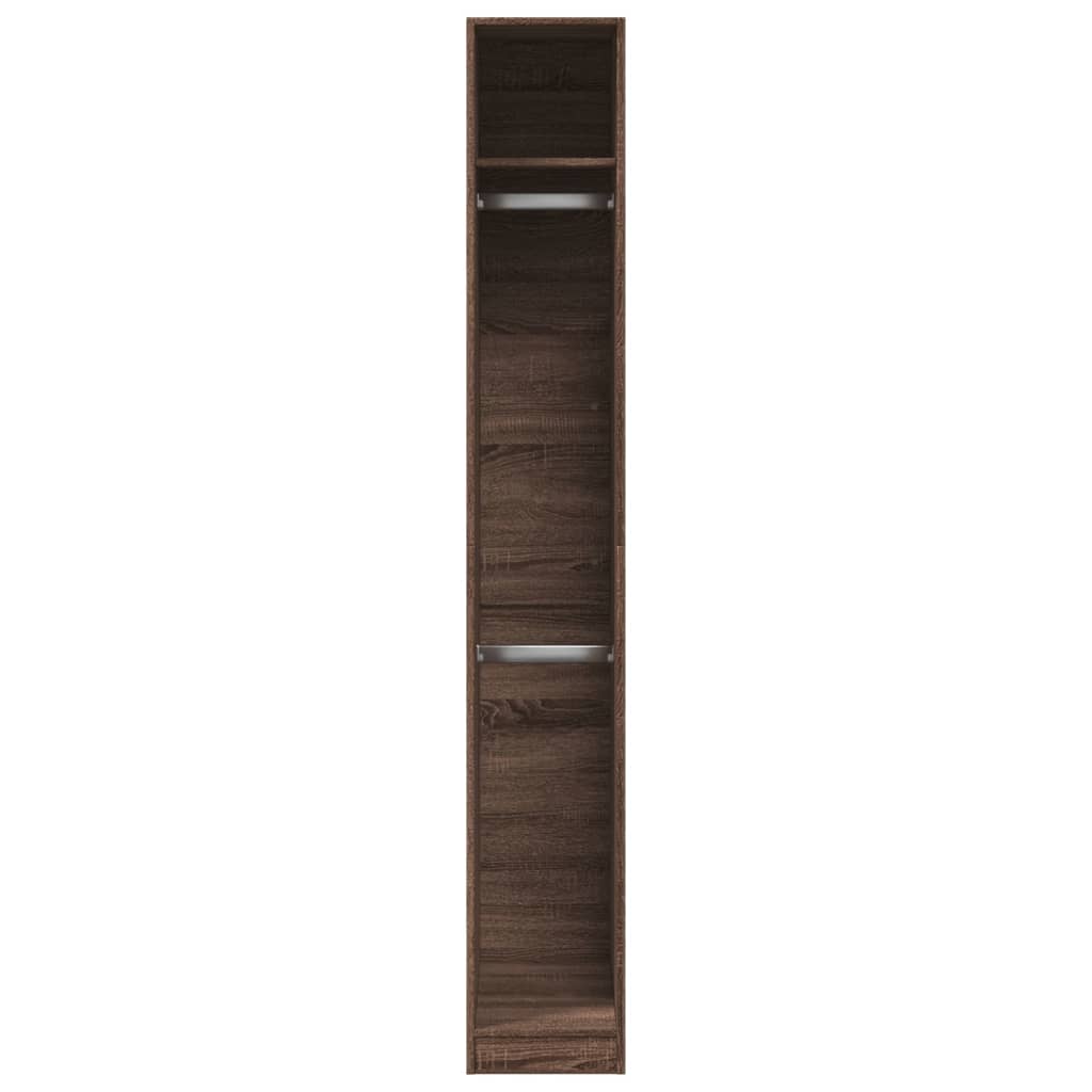 Wardrobe Brown Oak 30x50x200 cm Engineered Wood