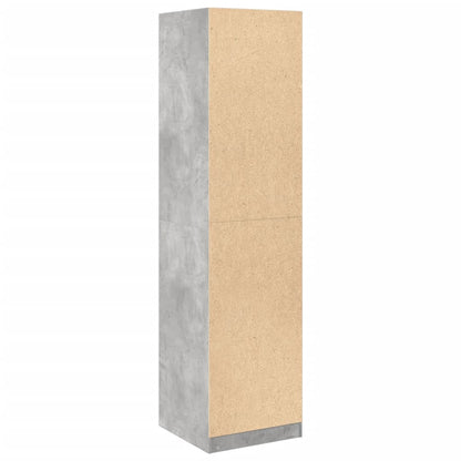 Wardrobe Concrete Grey 50x50x200 cm Engineered Wood