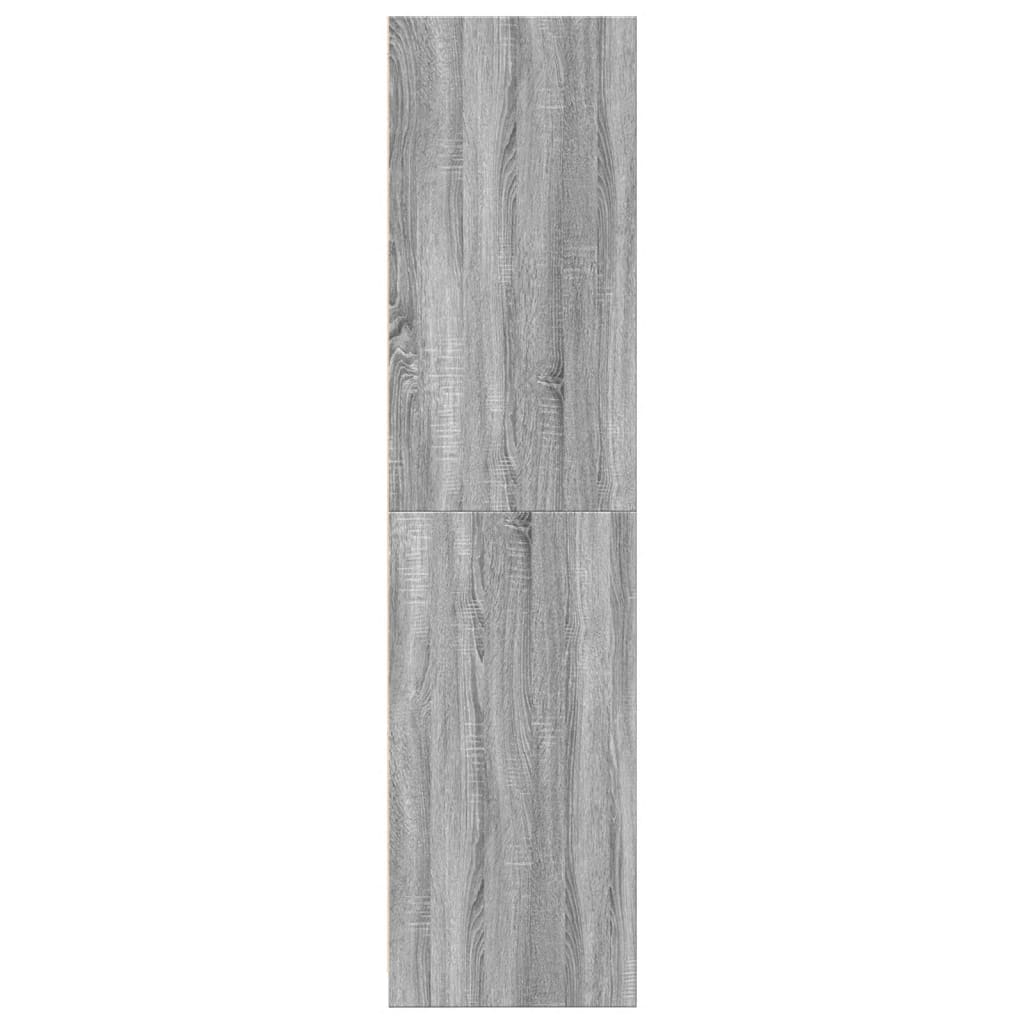 Wardrobe Grey Sonoma 80x50x200 cm Engineered Wood