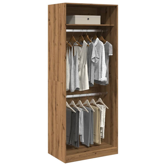 Wardrobe Artisian Oak 80x50x200 cm Engineered Wood