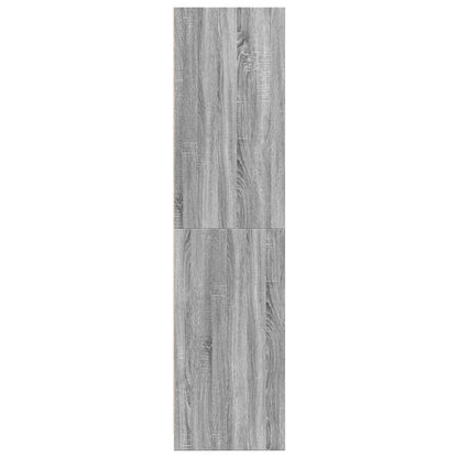 Wardrobe Grey Sonoma 100x50x200 cm Engineered Wood