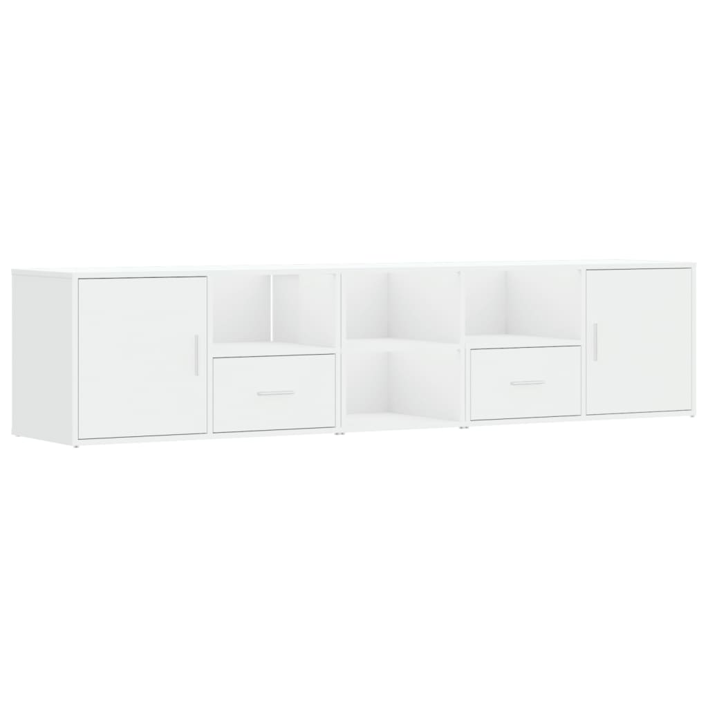 Corner Cabinet White 200x40x45 cm Engineered Wood