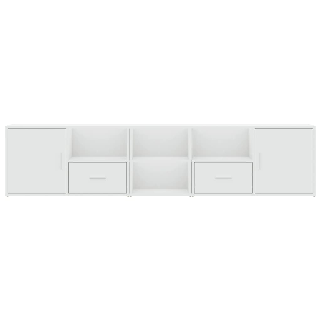 Corner Cabinet White 200x40x45 cm Engineered Wood