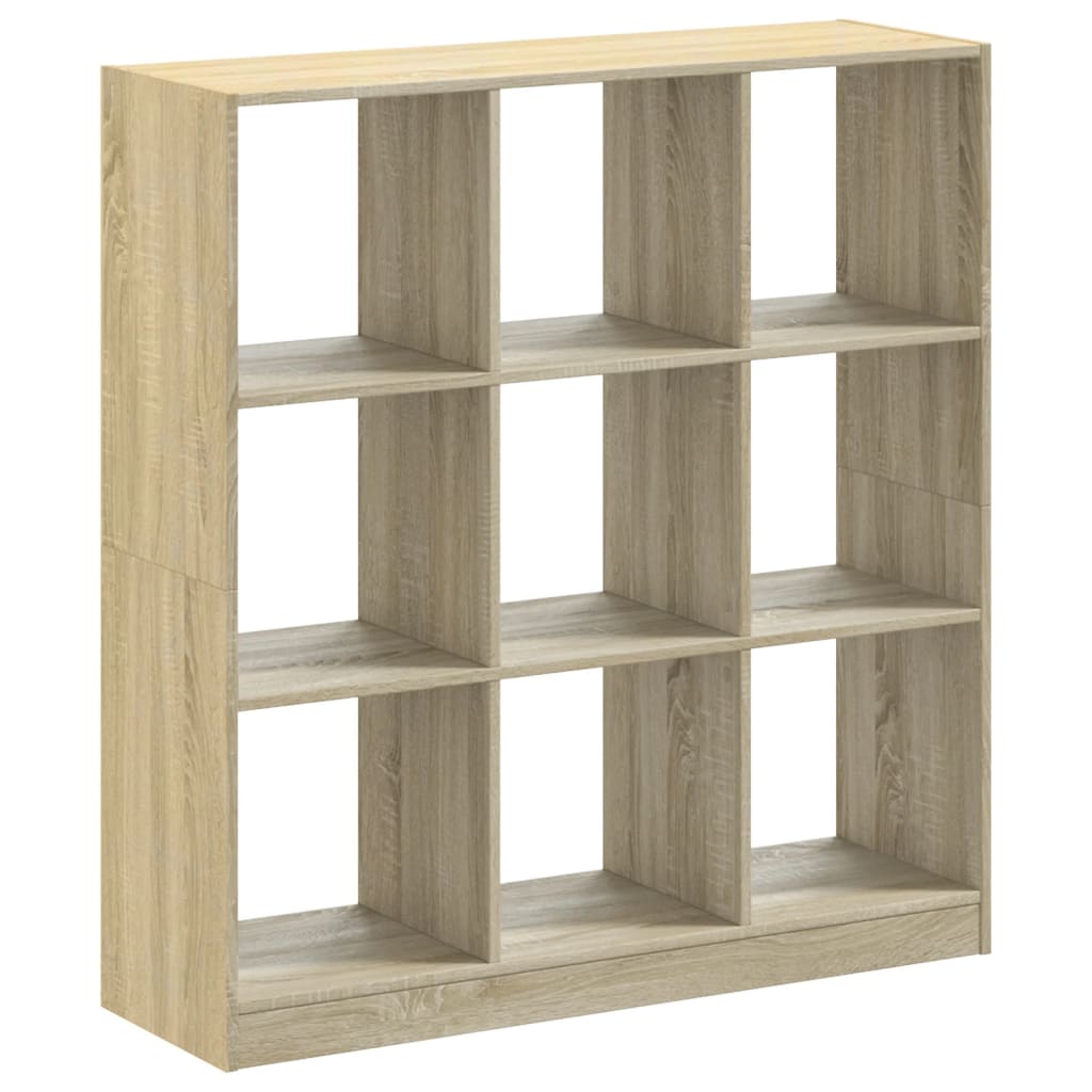 Bookcase Sonoma Oak 102x32x108 cm Engineered Wood