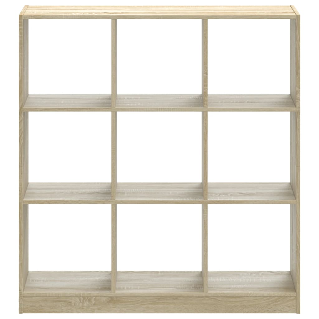 Bookcase Sonoma Oak 102x32x108 cm Engineered Wood