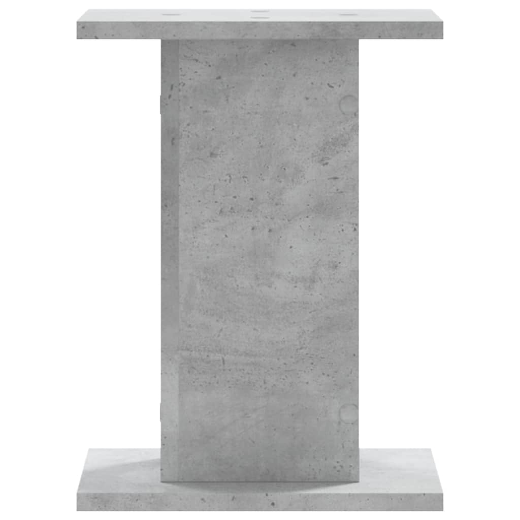 Plant Stands 2 pcs Concrete Grey 30x30x40 cm Engineered Wood